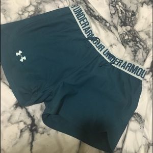 Xs blue under armour shorts